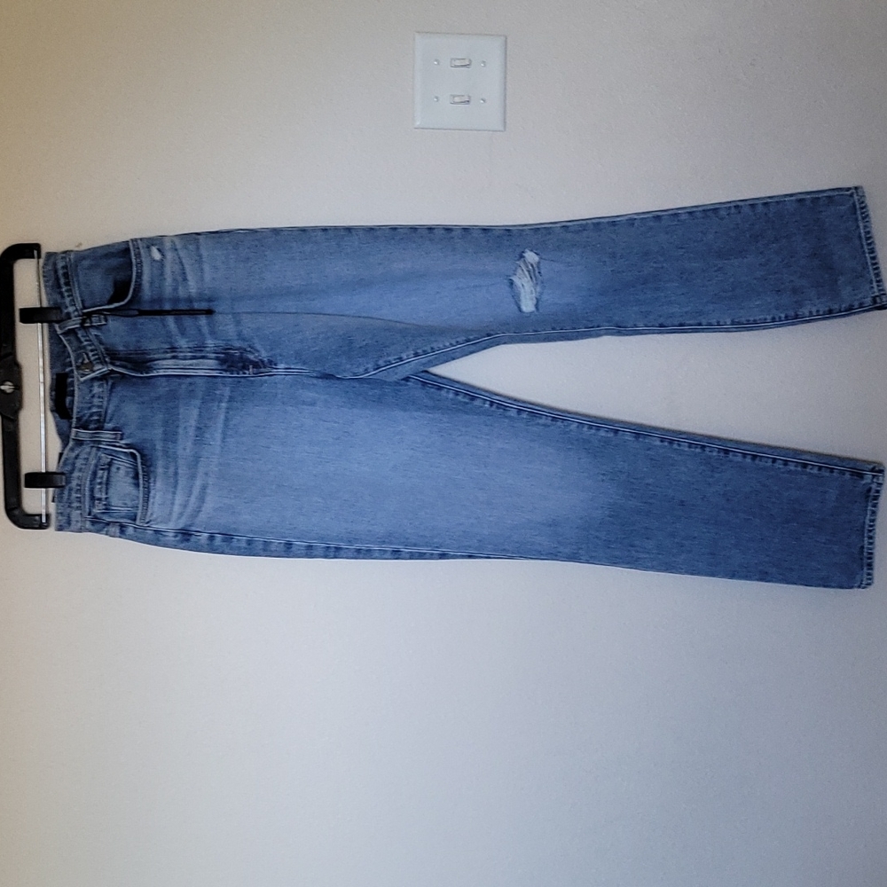 J Brand jeans eco wash high rise slim straight blue jeans